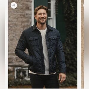 The Normal Brand - new w/o tags - Quilted Sherpa Shirt Jacket - M - black